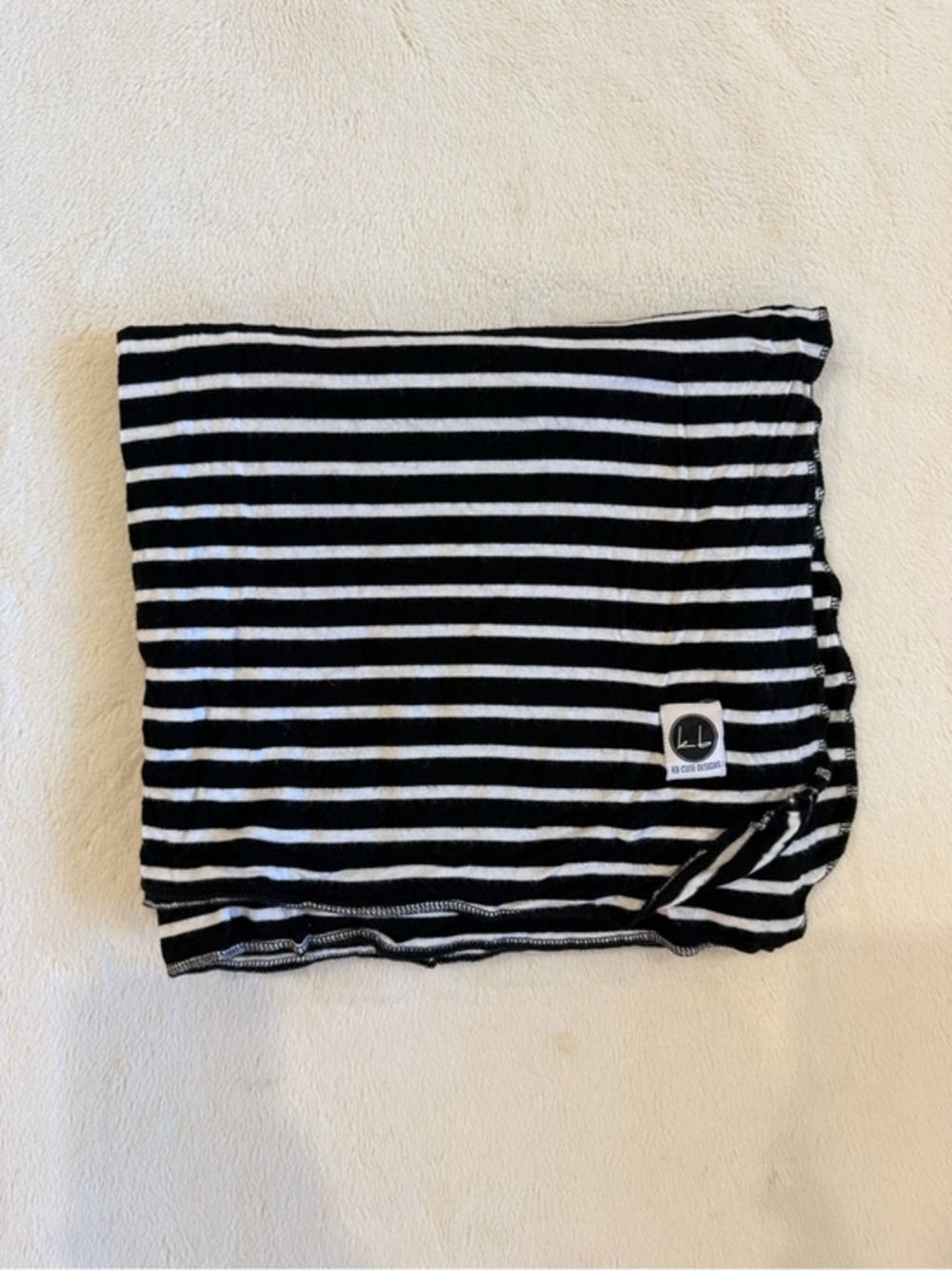 Black & White Stretchy Baby Swaddle